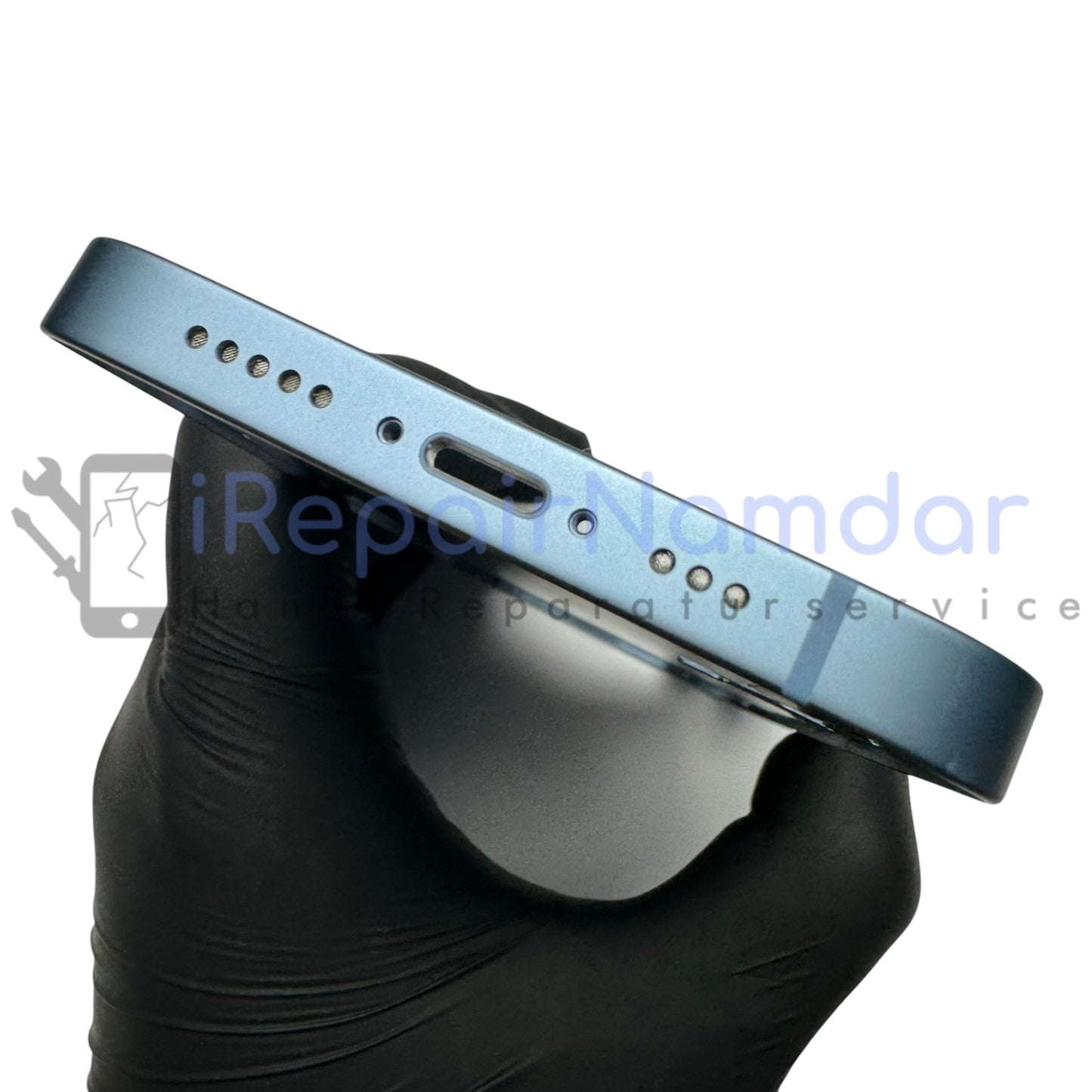 Original iPhone 14 Gehäuse Rahmen Vormontiert Keine SIM USA Blau