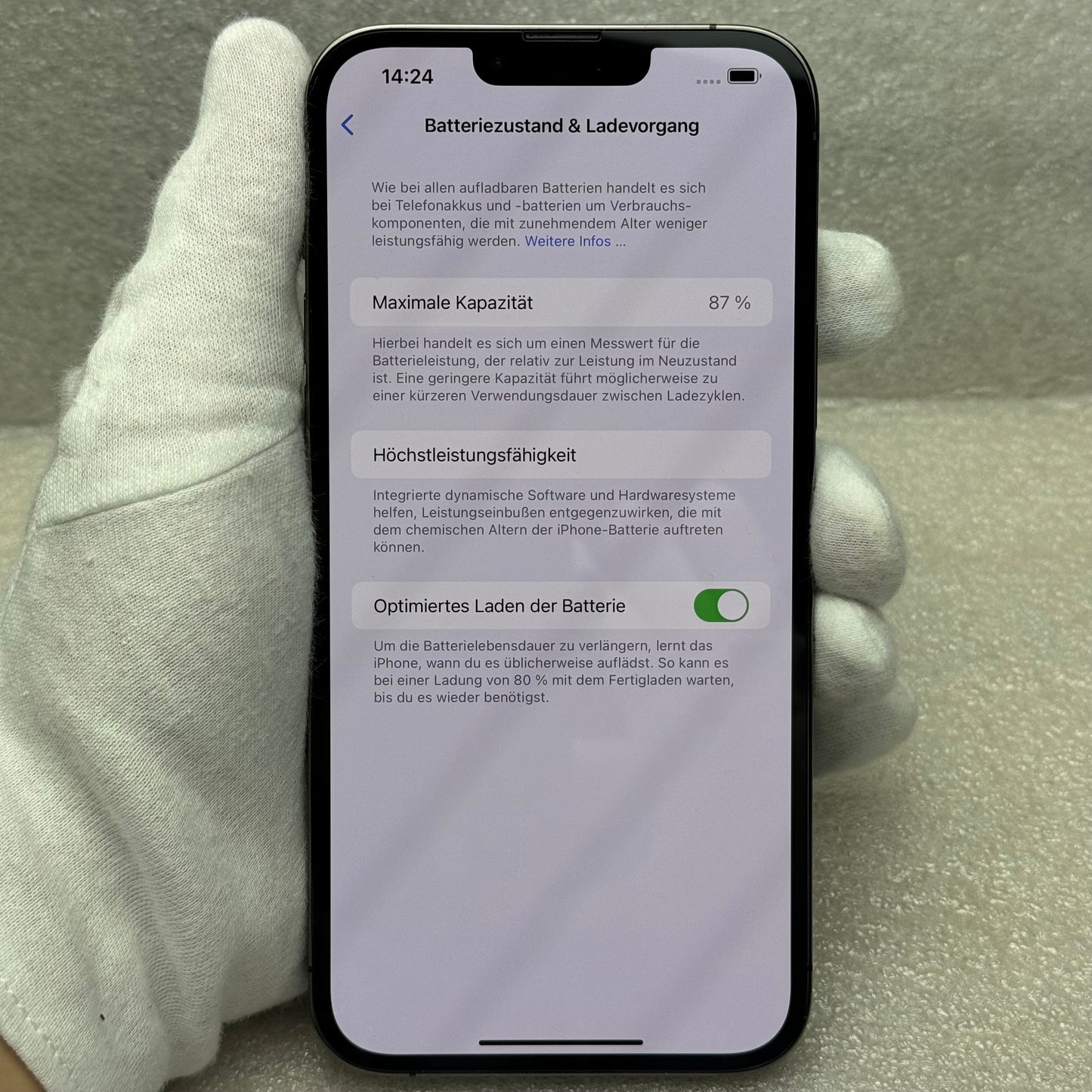 Apple iPhone 13 Pro Max 256 GB Grafit Siyah 🔋87%🔋