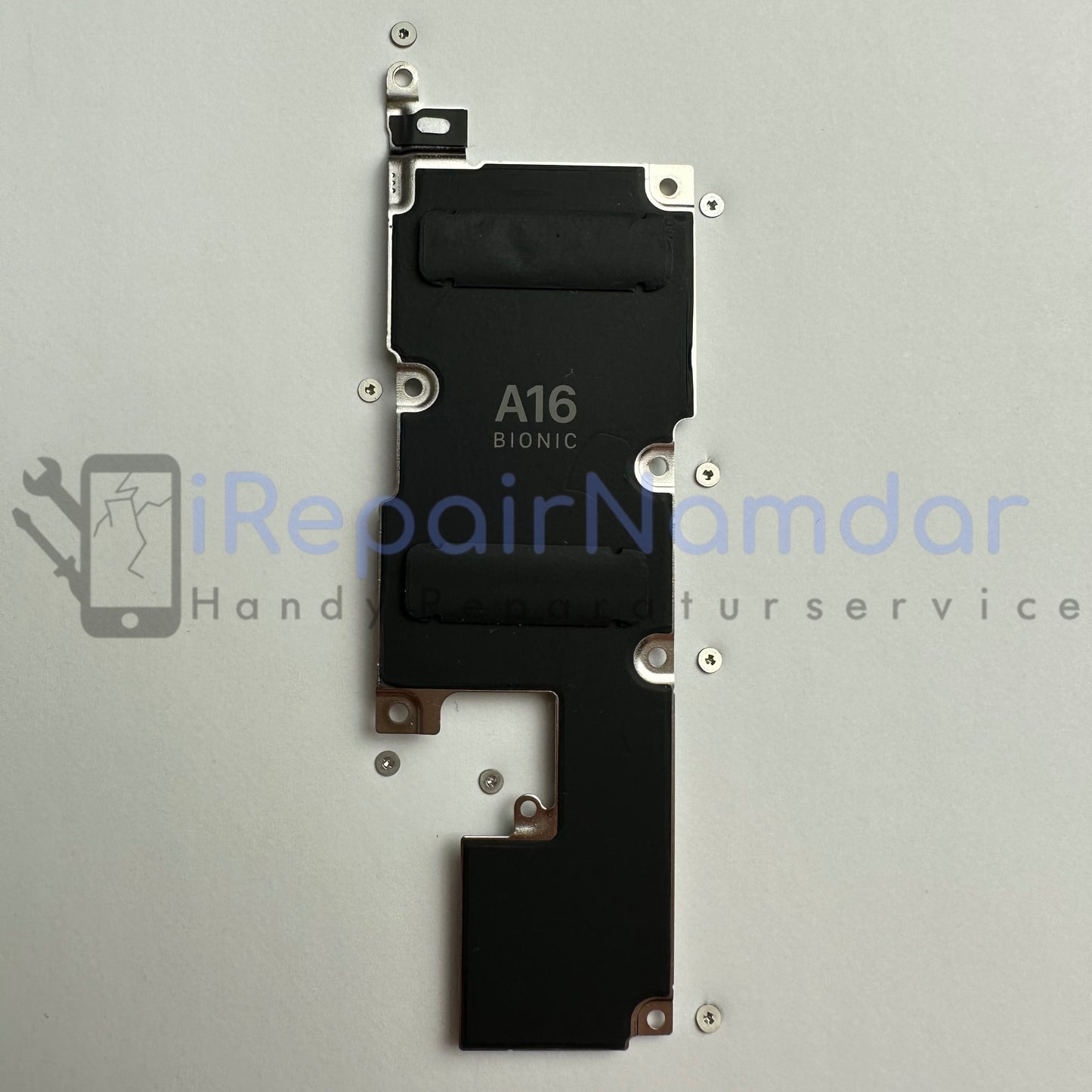 Original iPhone 14 Pro Max Mainboard Abdeckung Schutz inklusive Schrauben
