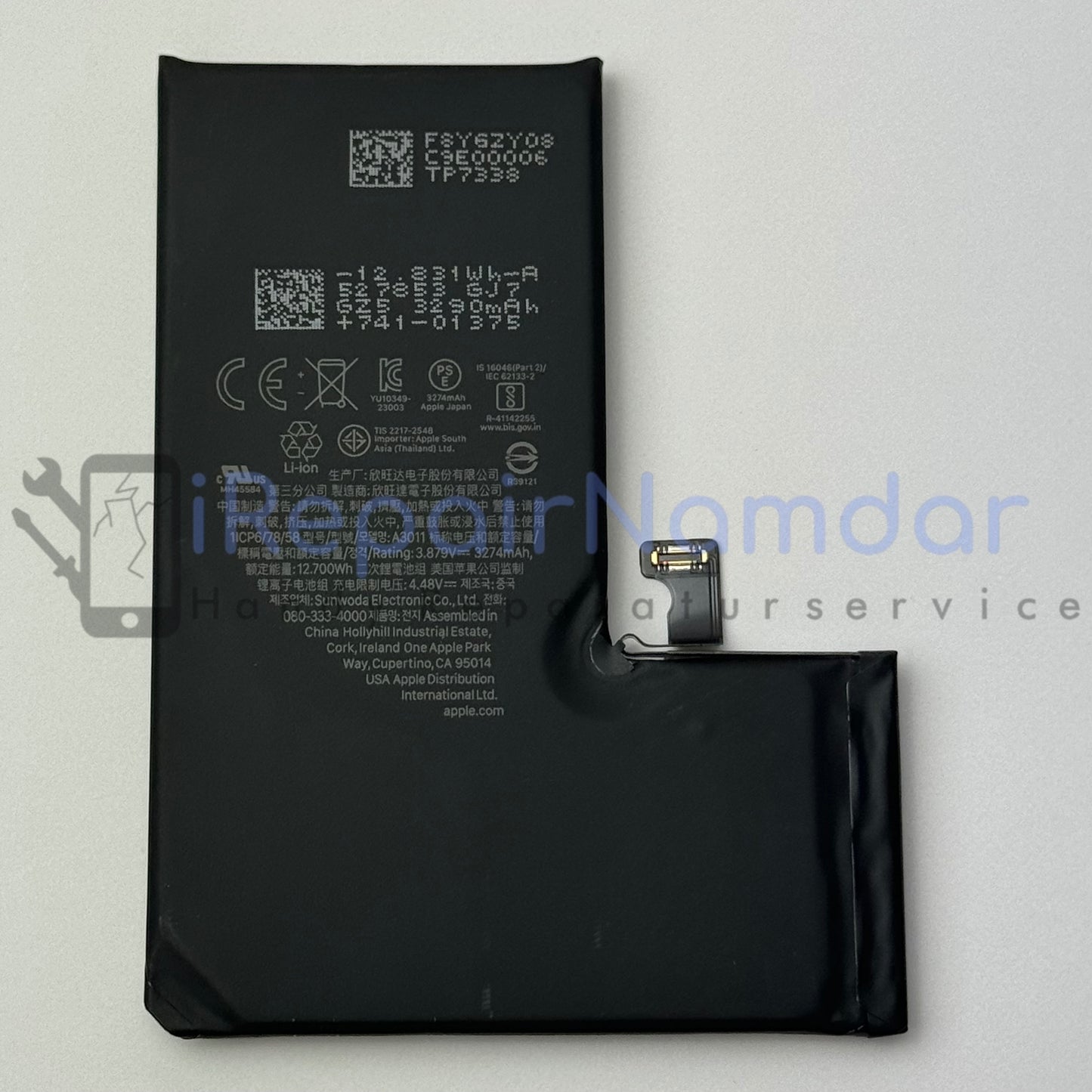 Original iPhone 15 Pro Akku Batterie inklusive Akkukleber