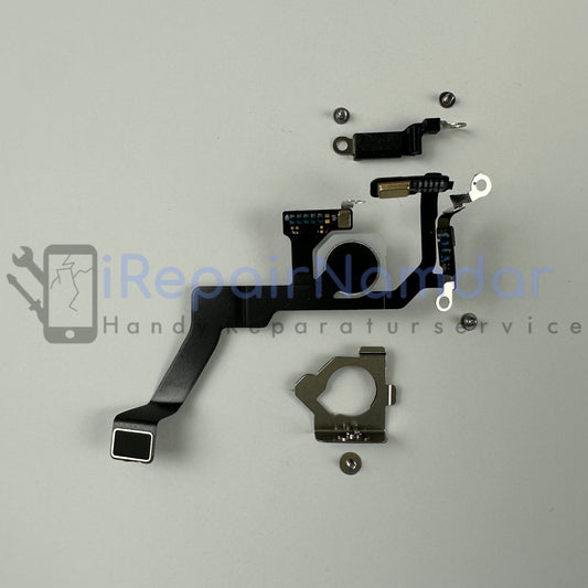 Original iPhone 14 Pro Blitzlicht Mikrofon Flexkabel inklusive Schrauben
