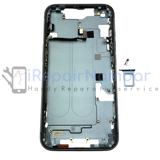 Orijinal iPhone 14 Muhafaza Çerçevesi Önceden Monte Edilmiş Mavi