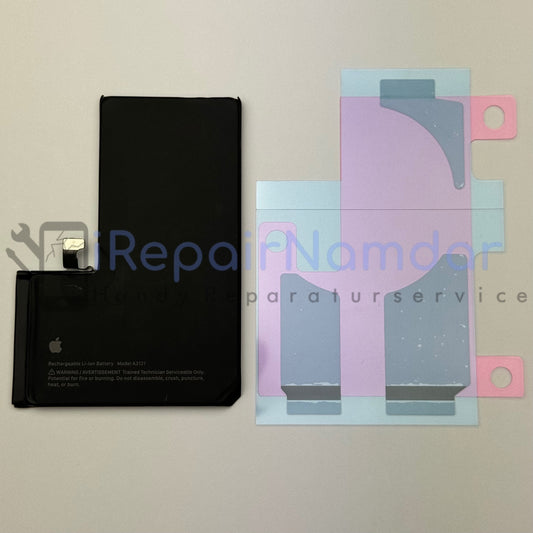 Original iPhone 15 Pro Max Akku Batterie inklusive Akkukleber