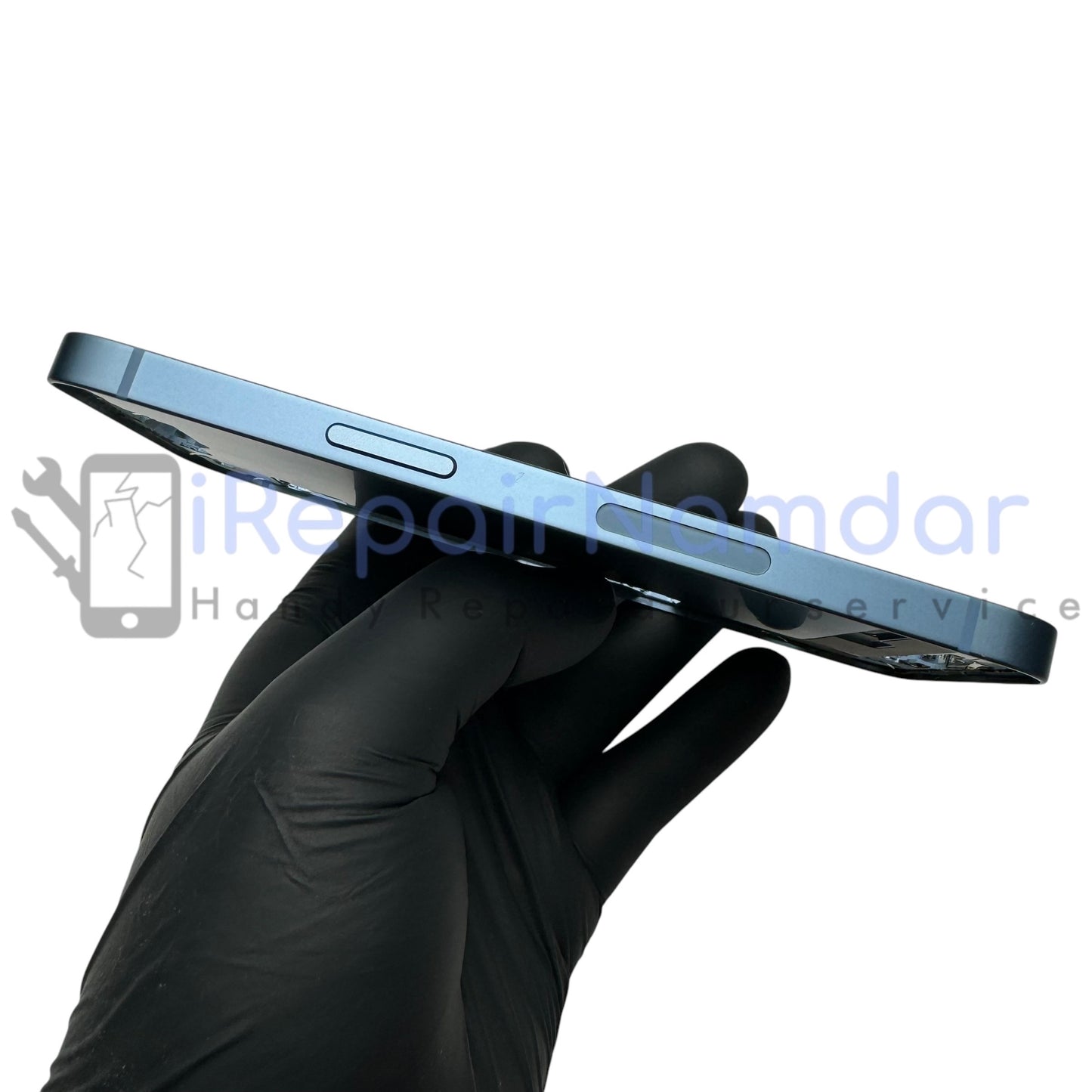 Original iPhone 14 Gehäuse Rahmen Vormontiert Keine SIM USA Blau