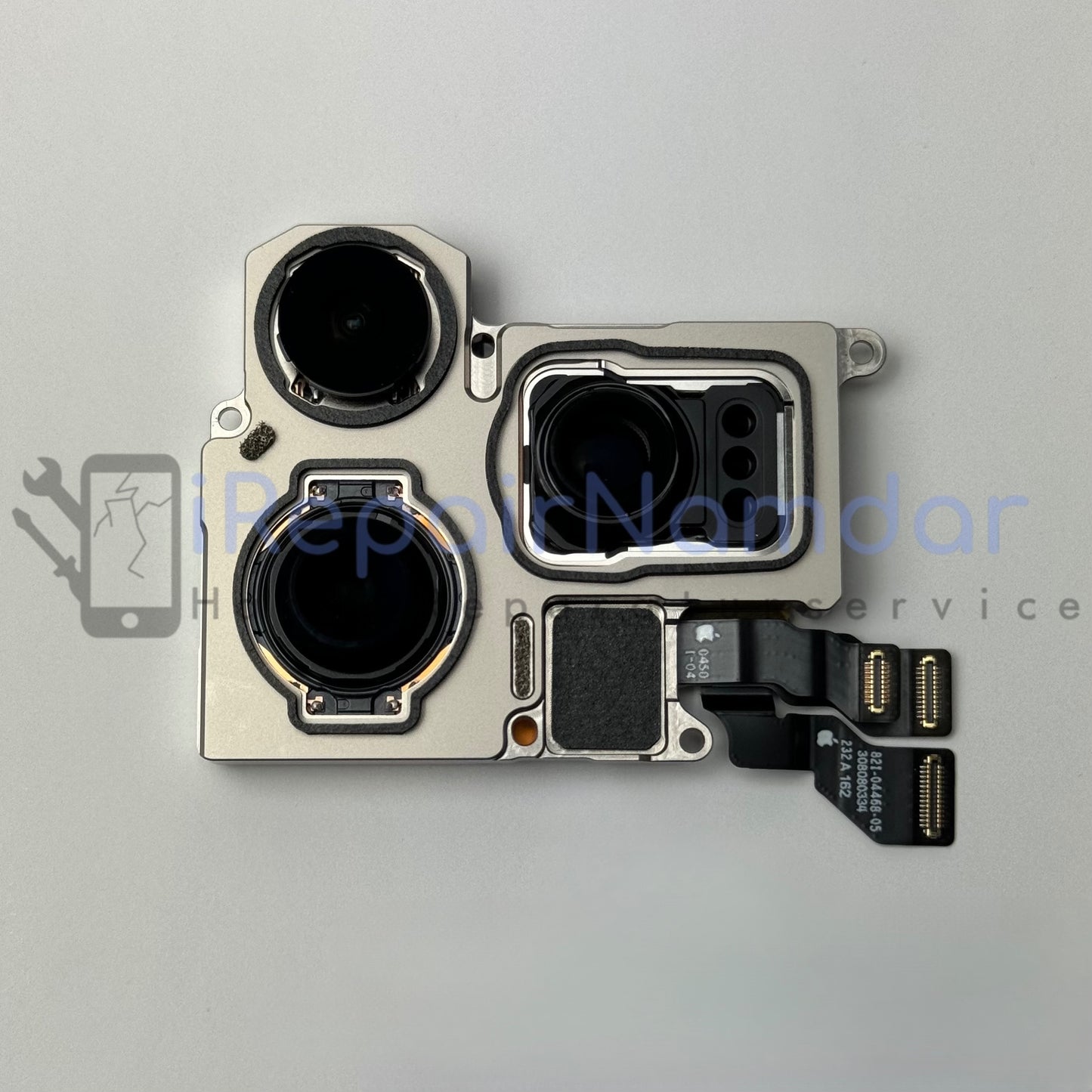 Original iPhone 15 Pro Max main camera including screws