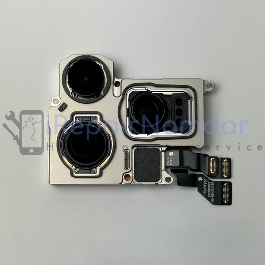 Original iPhone 15 Pro Max main camera including screws