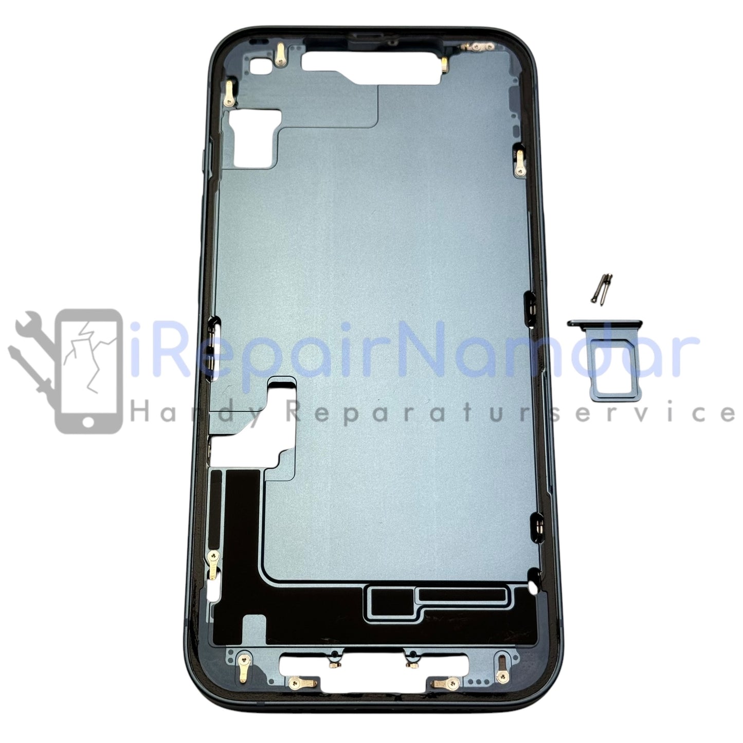 Original iPhone 14 Housing Frame Pre-Assembled Blue